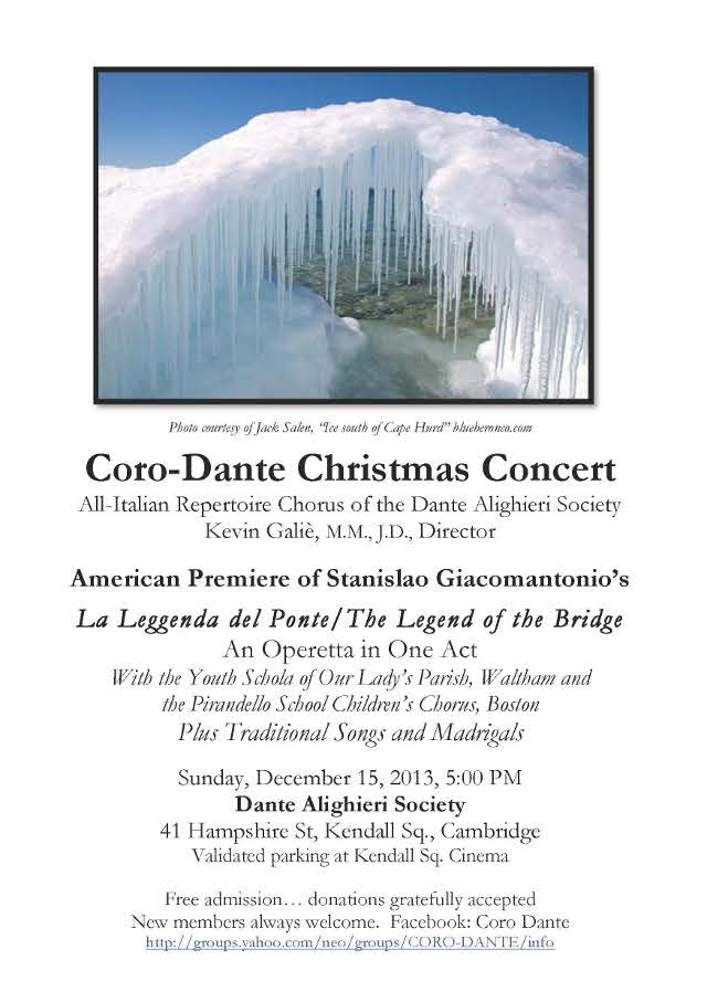 Coro Dante Christmas Concert 2013