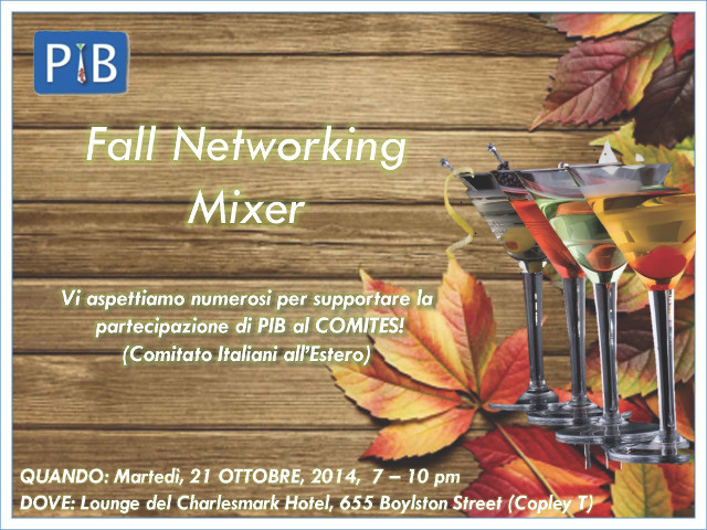 Fall Networking Mixer 2014