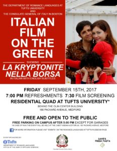 Italian film screening plus refreshments