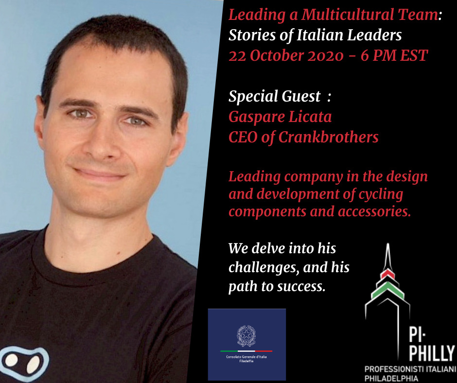 Leading a Multicultural Team: Stories of Italian Leaders event flyer