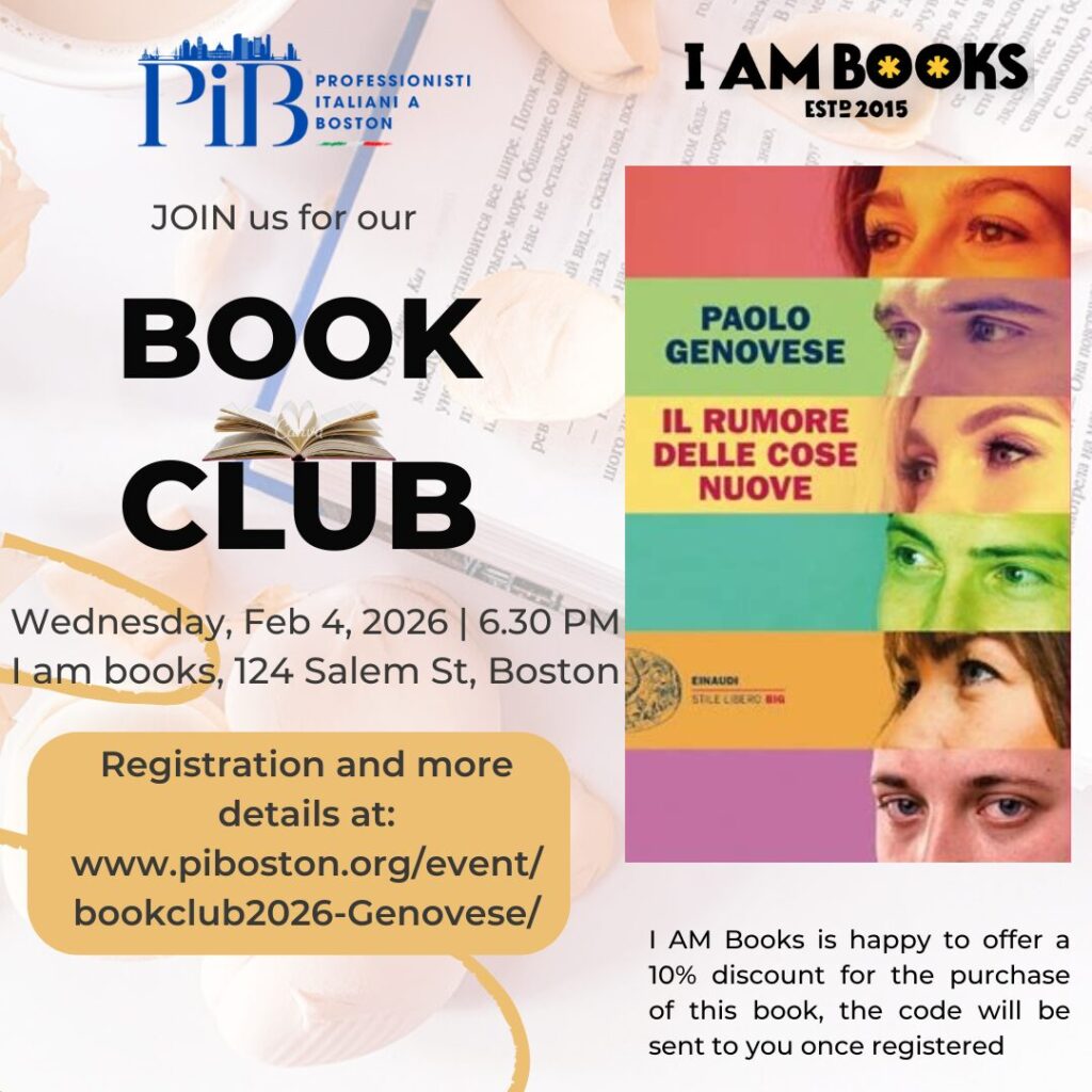 PIB Book Club Club at IAmBooks on Feb 4th starting 6:30pm.