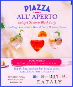 Eataly Piazza All'Aperto Flyer.