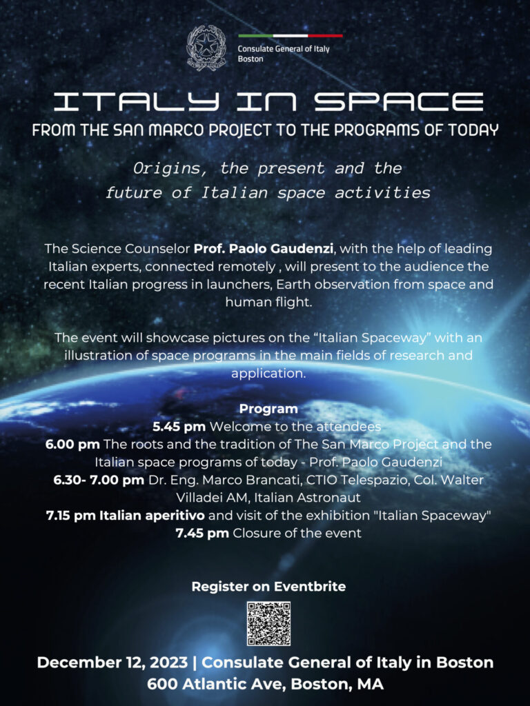 Italy in Space Flyer.