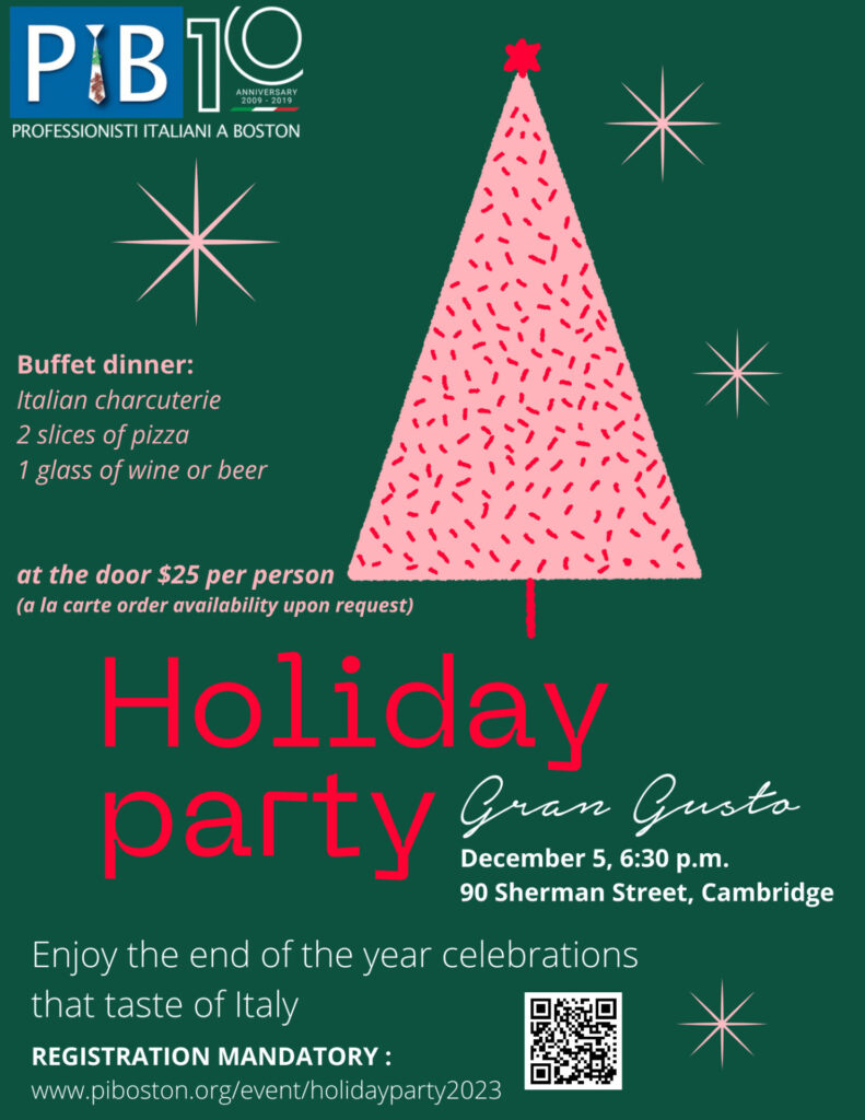 December Holiday Party Flyer.