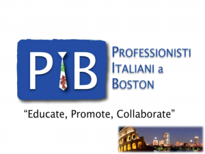 Professionisti Italiani a Boston 2015