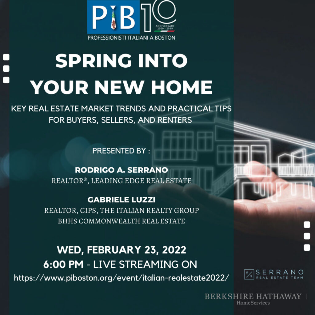 Spring into your new home event flyer.