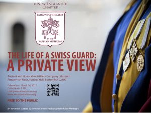 The life of a Swiss Guard exhibition Flyer